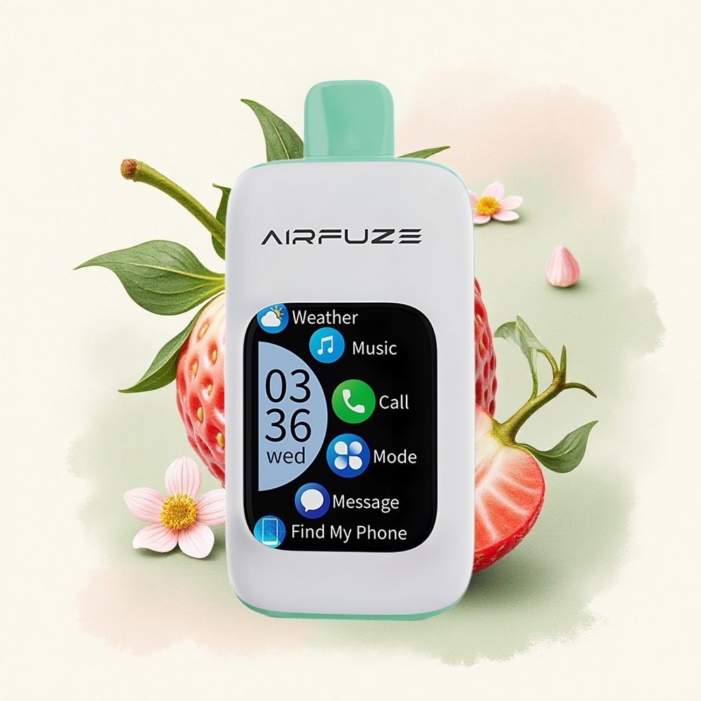AirFuze Smart 30000 Aardbeien Zomertijd 5% Nicotine 900mAh Type-C
