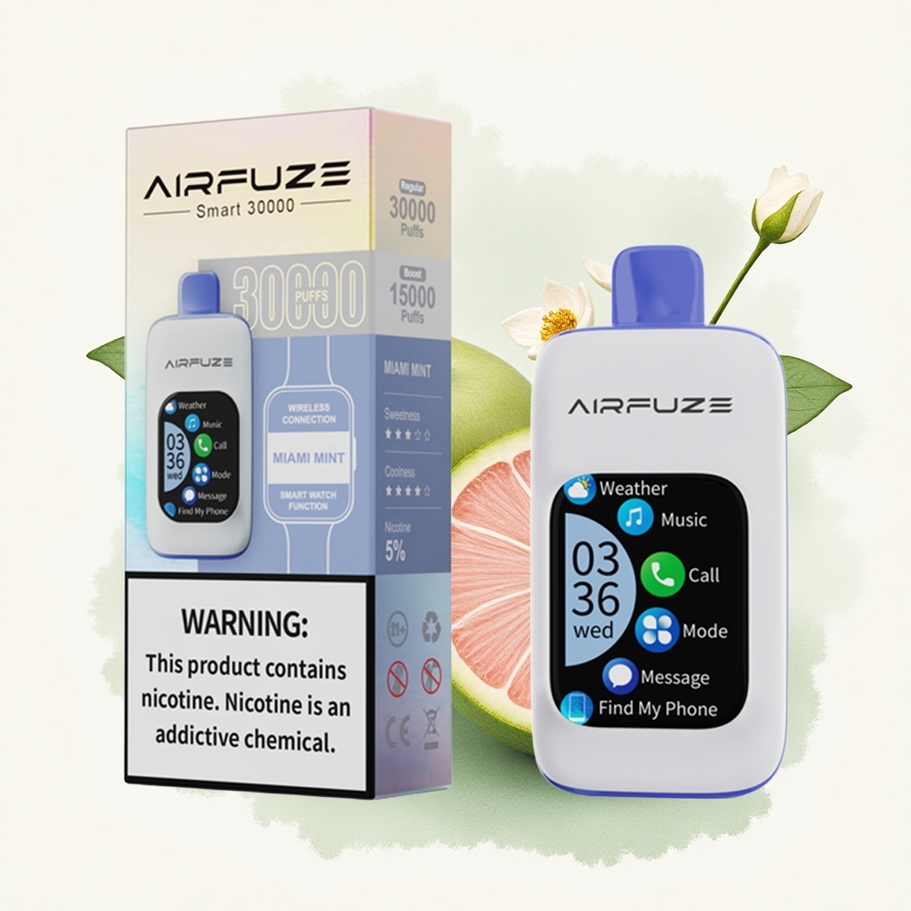 AirFuze Smart 30000 Amsterdam Munt 900mAh 5% Nicotine Disposable Pod