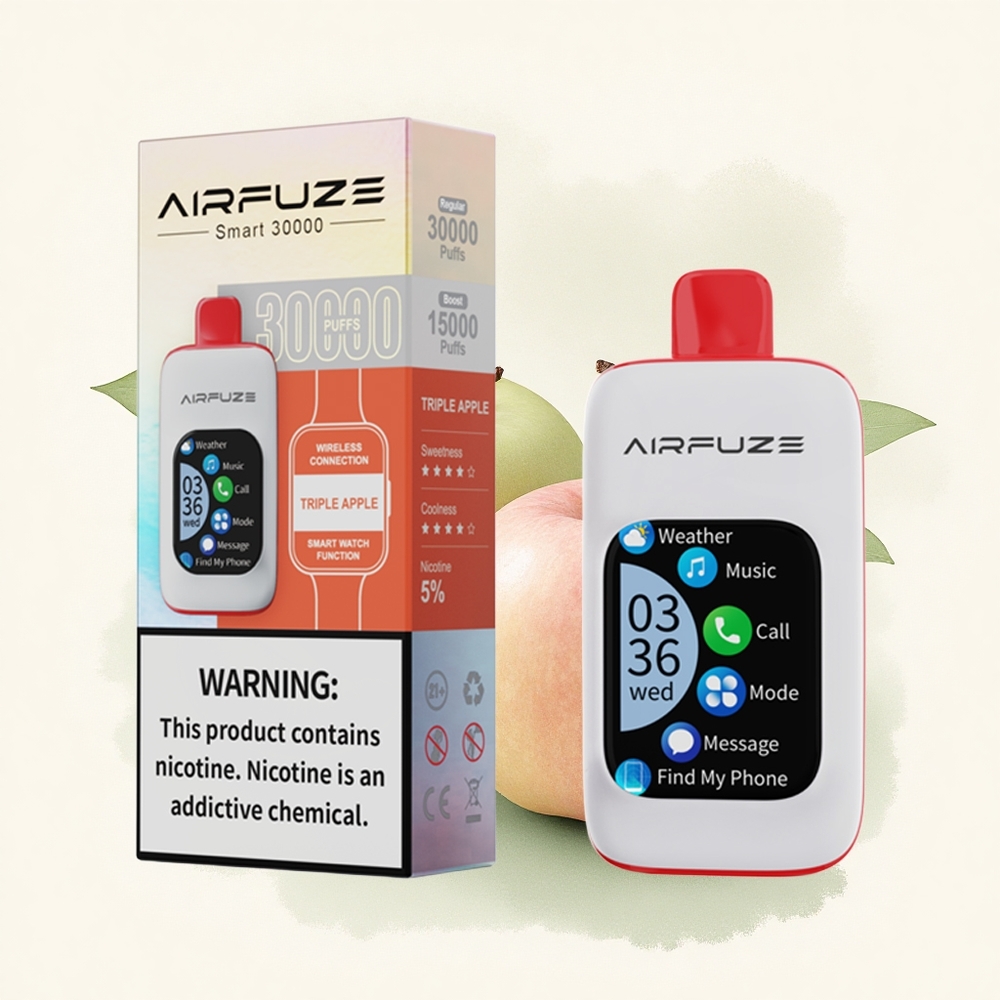AirFuze Smart 30000 Drievoudige Appel 5% Nicotine 900mAh