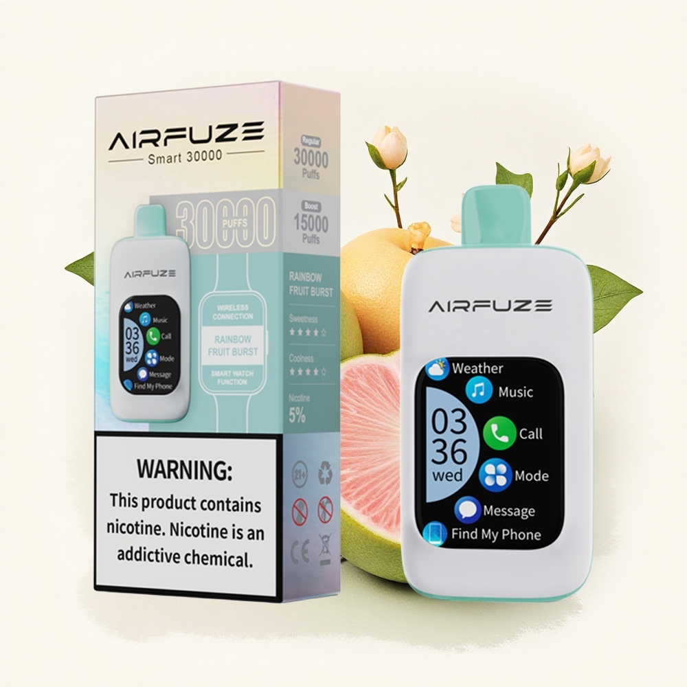 AirFuze Smart 30000 Regenboog Fruit Burst 5% Nicotine 900mAh