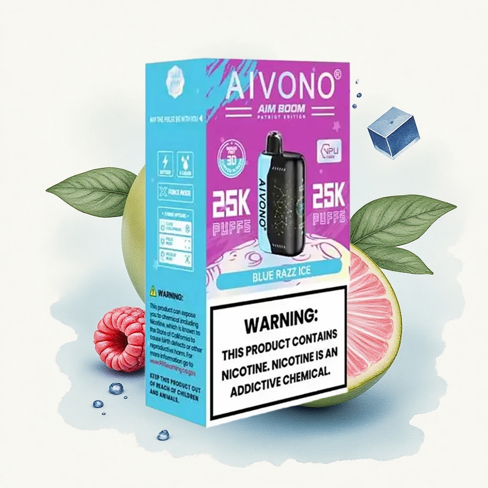 Aivono Aim Boom 25000 Blauwe Framboos IJs 650mAh