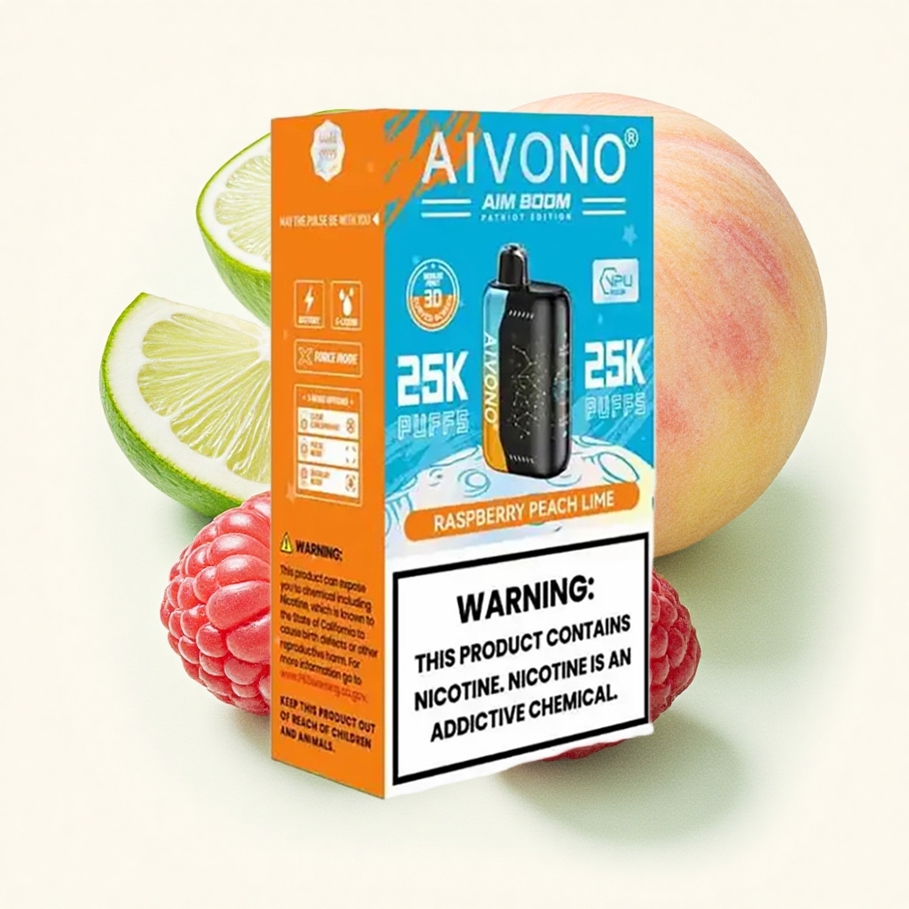 Aivono Aim Boom 25000 Framboos Perzik Limoen 650mAh