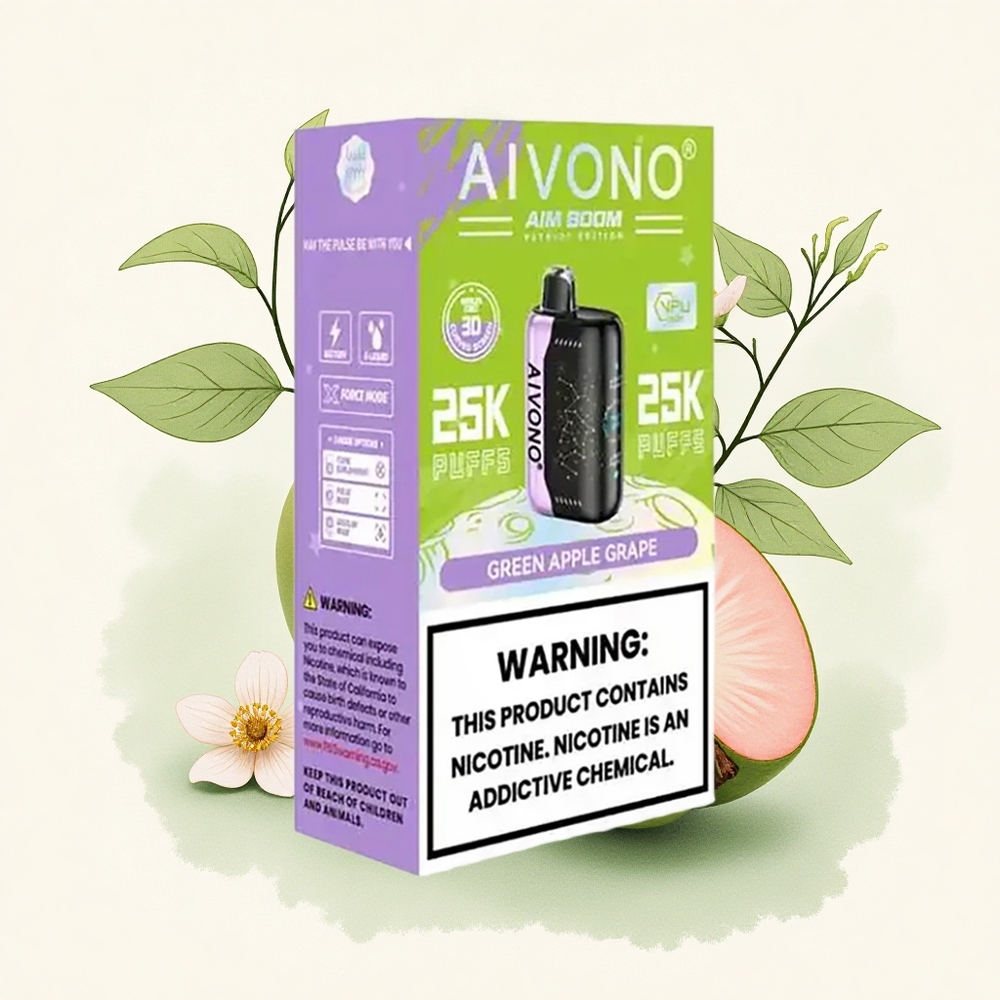 Aivono Aim Boom 25000 Groene Appel Druif 650mAh