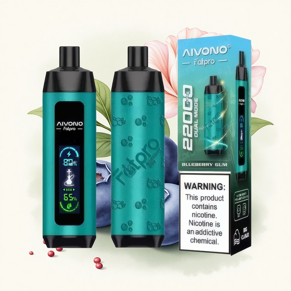 Aivono Aim Fatpro 22000 Blauwe Bes Geweer 5% Nicotine 600mAh 28ml