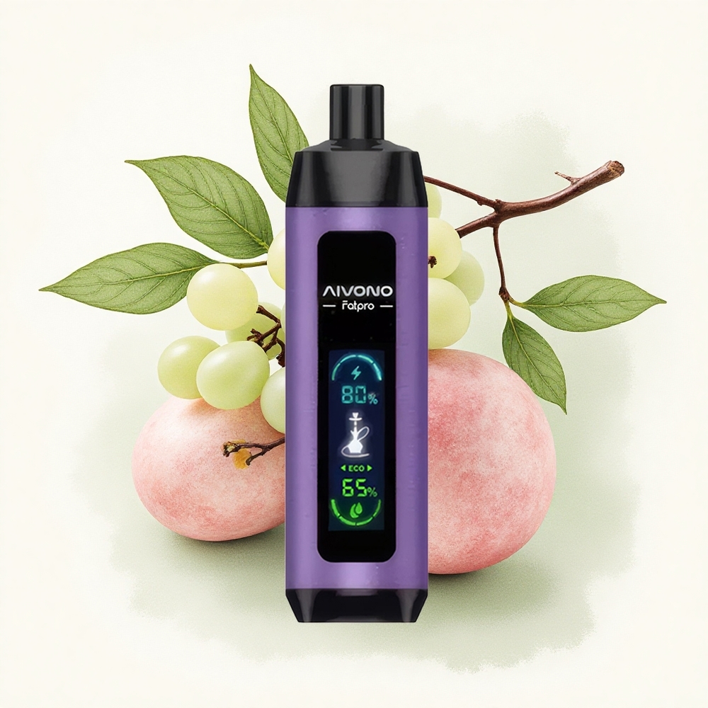 Aivono Aim Fatpro 22000 Druif Munt 5% Nicotine 28ml 600mAh