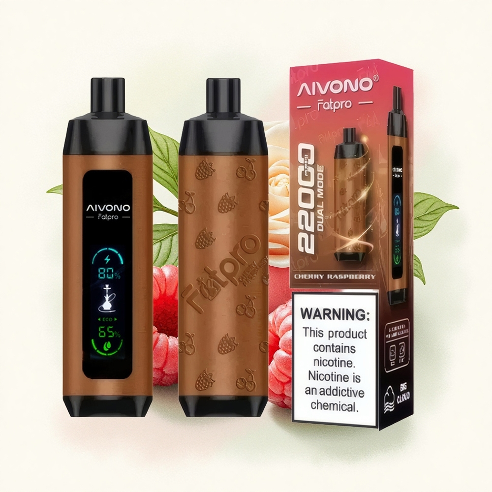 Aivono Aim Fatpro 22000 Kers Framboos 5% Nicotine 600mAh