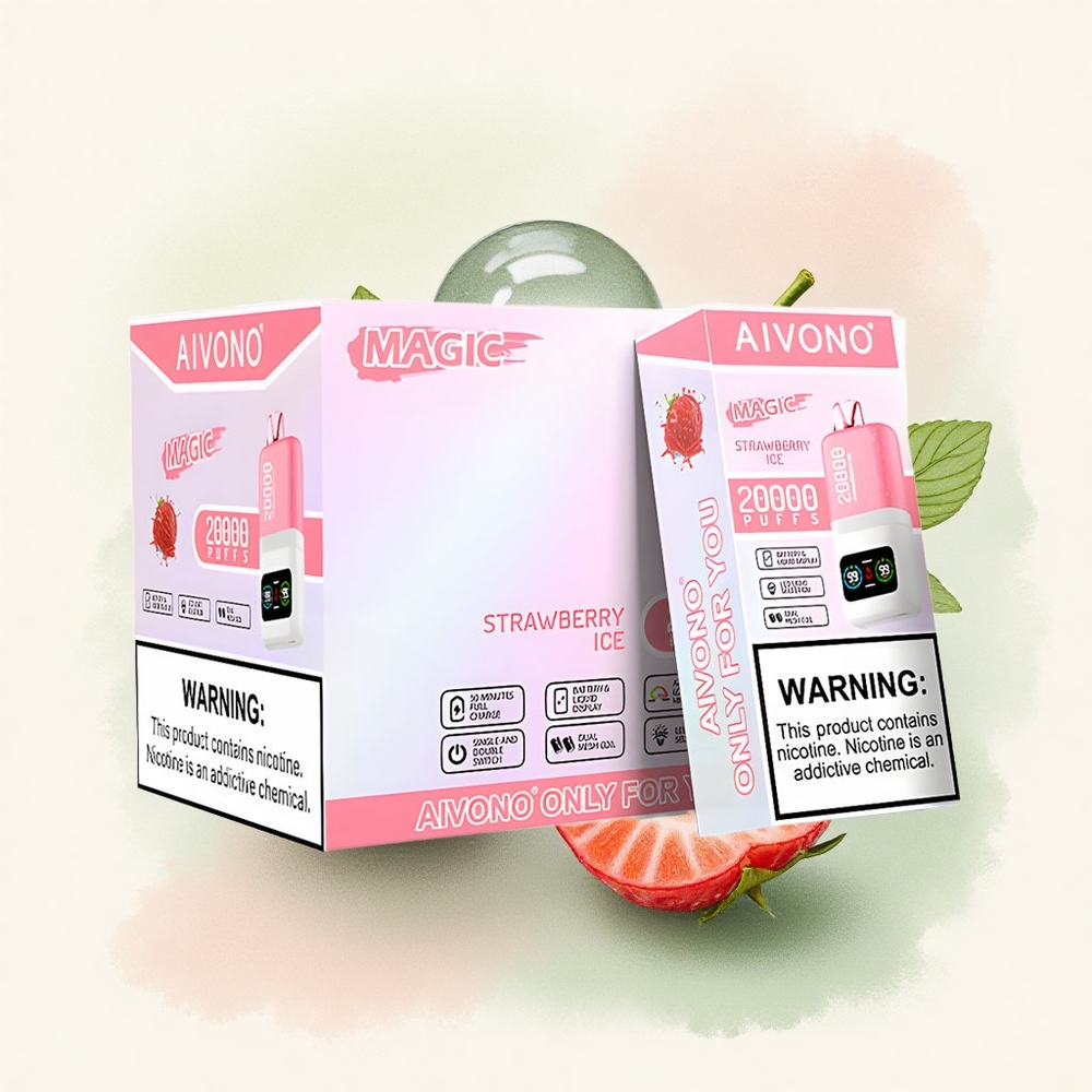 Aivono Aim Magic 20000 Aardbei IJs Dual Mesh 600mAh 5% Nicotine