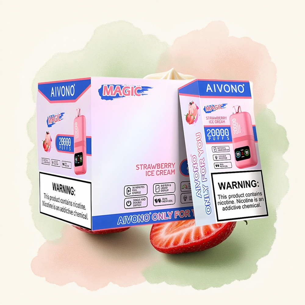 Aivono Aim Magic 20000 Aardbeienijs Dual Mesh 600mAh 5% Nicotine