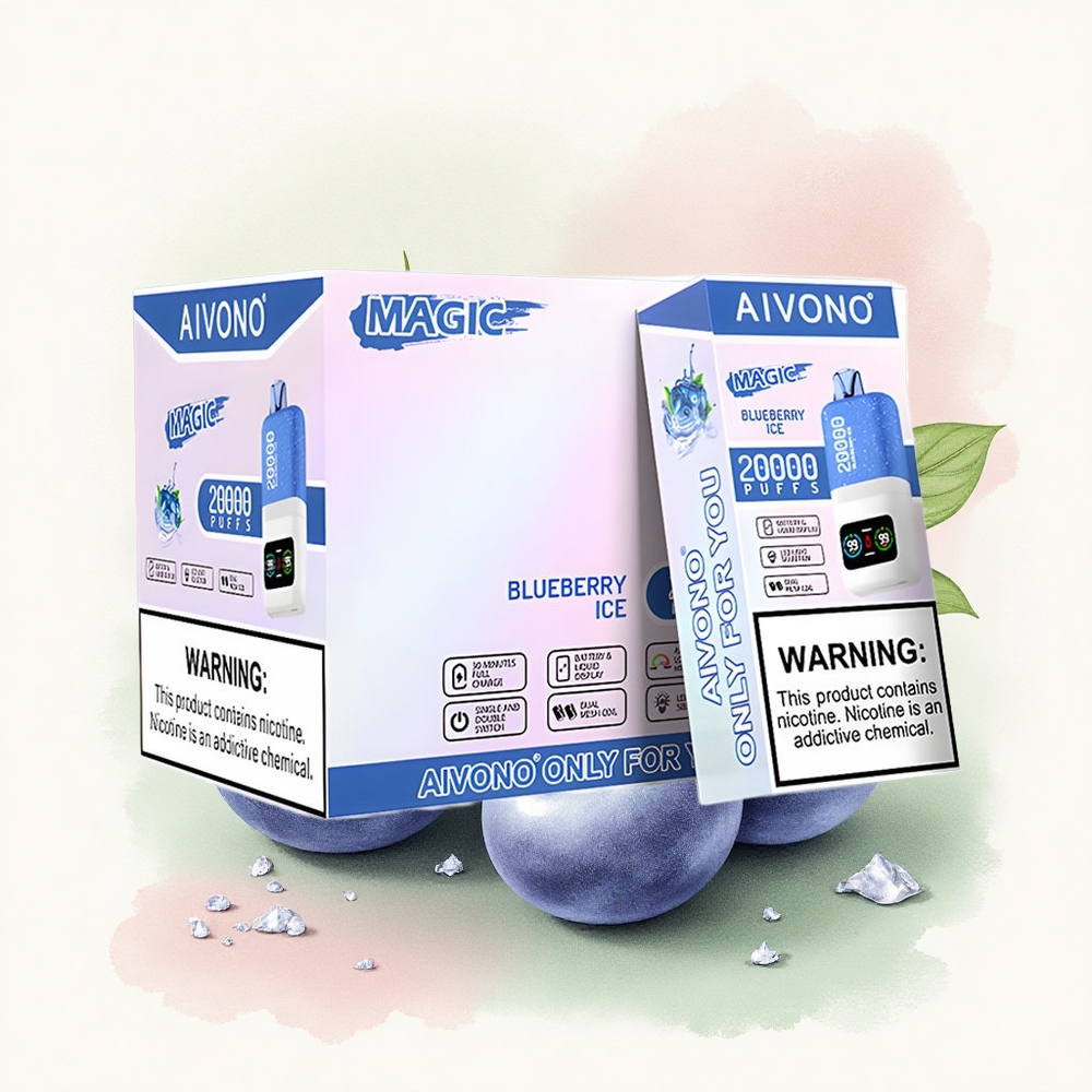 Aivono Aim Magic 20000 Blauwebes IJs met 5% Nicotine en 600mAh