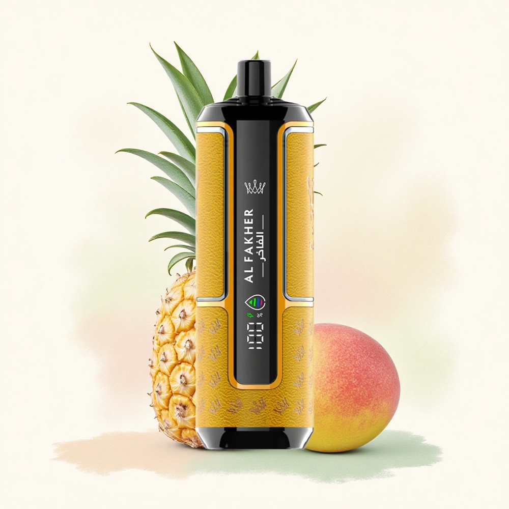 Al Fakher Crown Bar 15K Hypermax Ananas Mango 600mAh Type-C 22ml