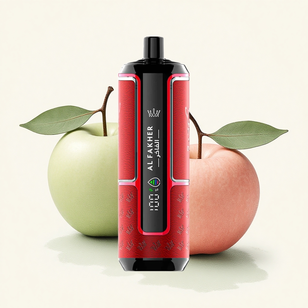 Al Fakher Crown Bar 15K Hypermax Twee Appel 600mAh 22ml Nicotine 6mg/ml