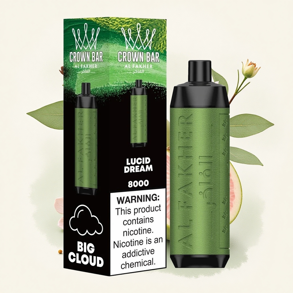 Al Fakher Crown Bar 8000 Crystal Helder Droom 600mAh 18ml Nicotine