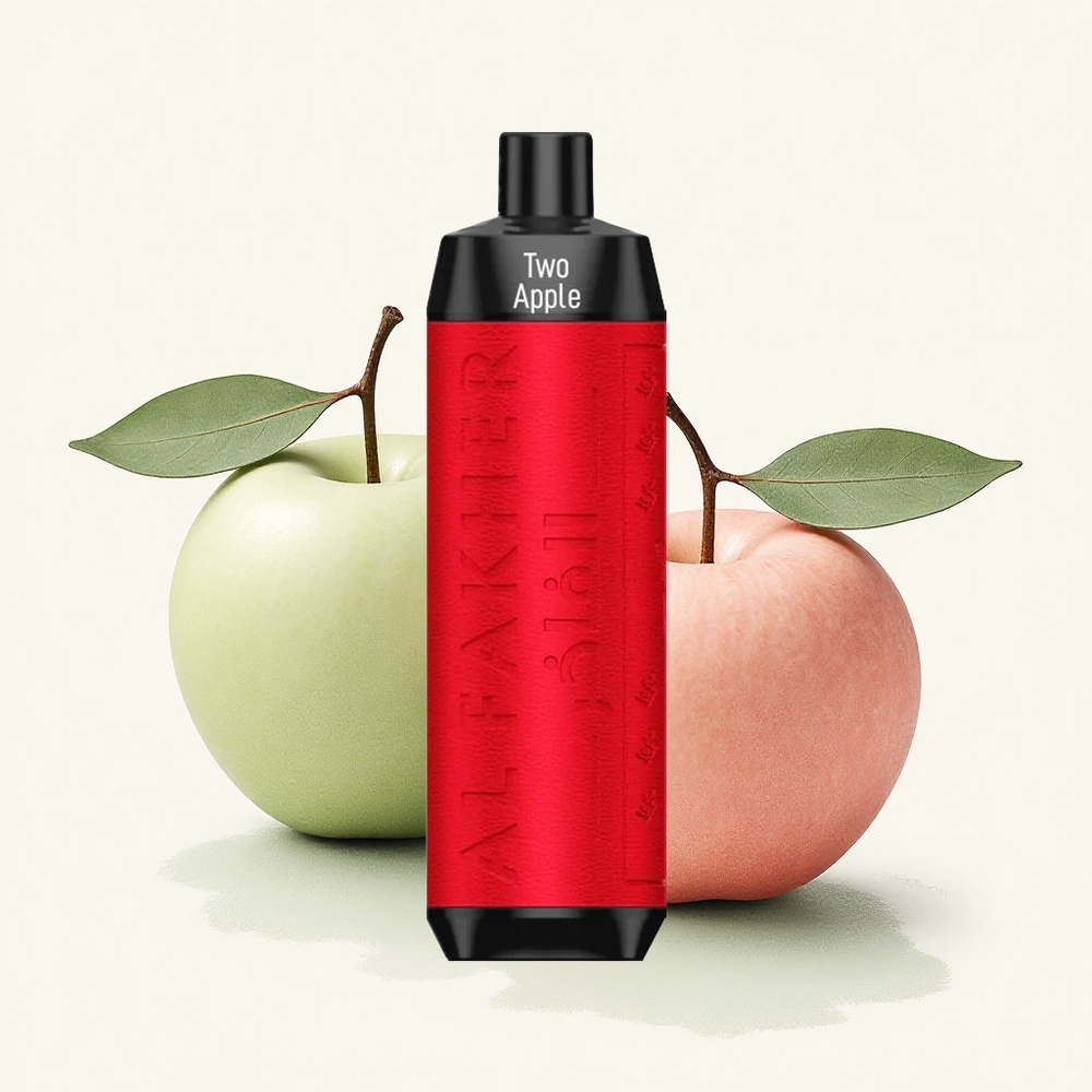 Al Fakher Crown Bar 8000 Crystal Twee Appel 18ml Nicotine 600mAh