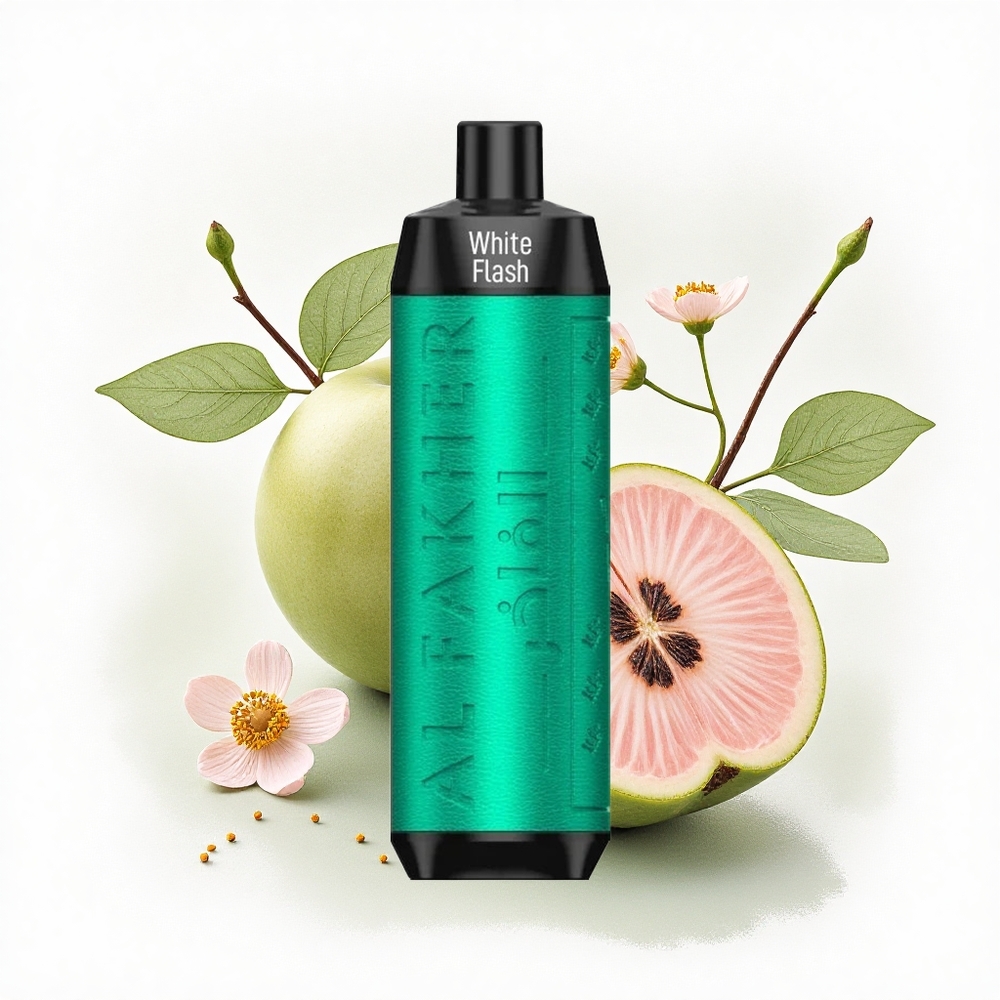 Al Fakher Crown Bar 8000 Crystal Witte Flits 600mAh 18ml Nicotine