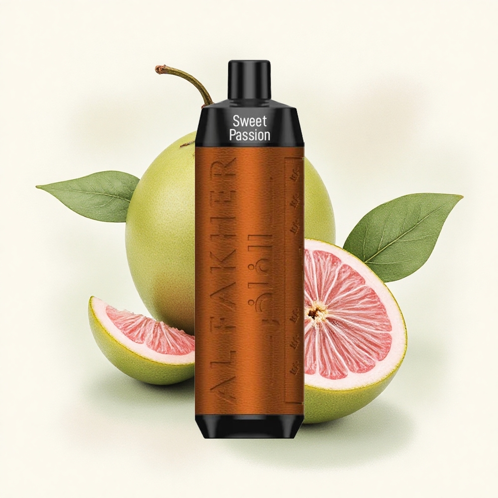 Al Fakher Crown Bar 8000 Crystal Zoete Passievrucht met 5mg Nicotine en 600mAh