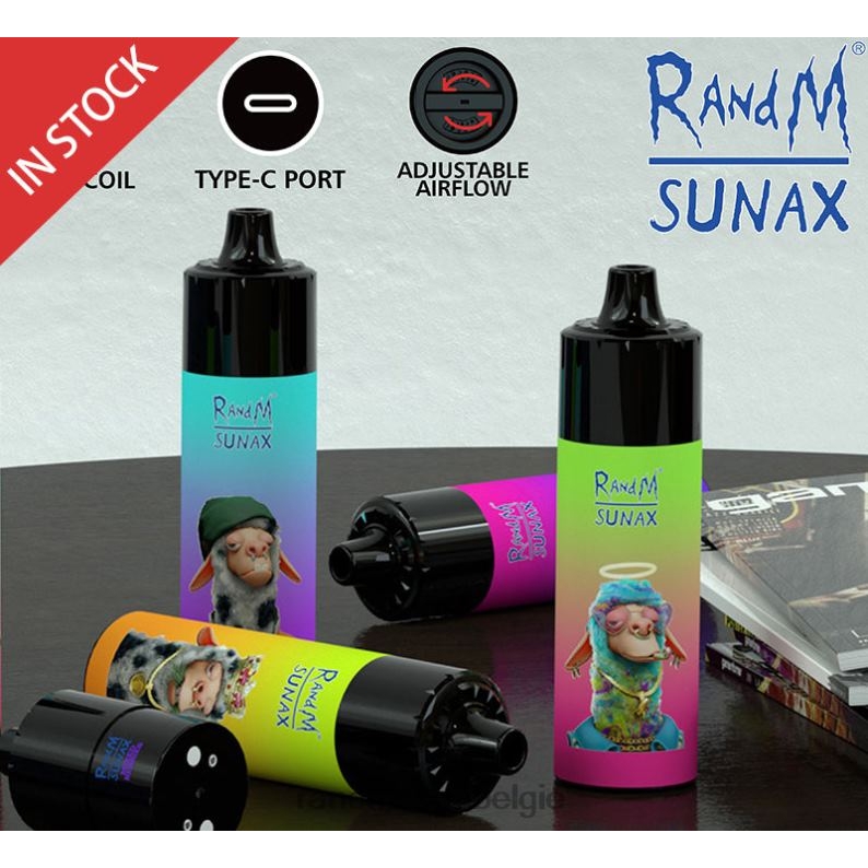 Tornado Vape België | RandM Sunax 21000 vervangbaar vape-apparaat voor luchtstroomregeling 1 st gemixte bessen FV0D6270