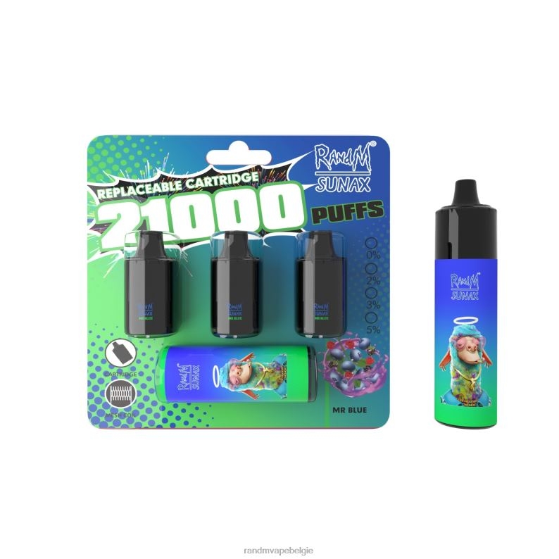 Tornado Vape België | RandM Sunax 21000 vervangbaar vape-apparaat voor luchtstroomregeling 1 st gemixte bessen FV0D6270