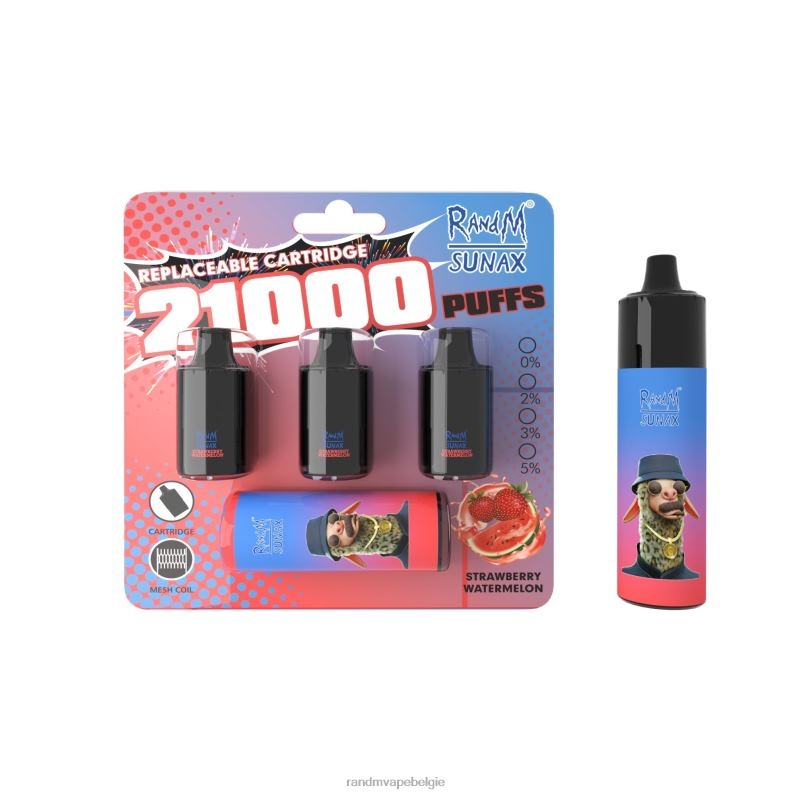 Tornado Vape België | RandM Sunax 21000 vervangbaar vape-apparaat voor luchtstroomregeling 1 st gemixte bessen FV0D6270