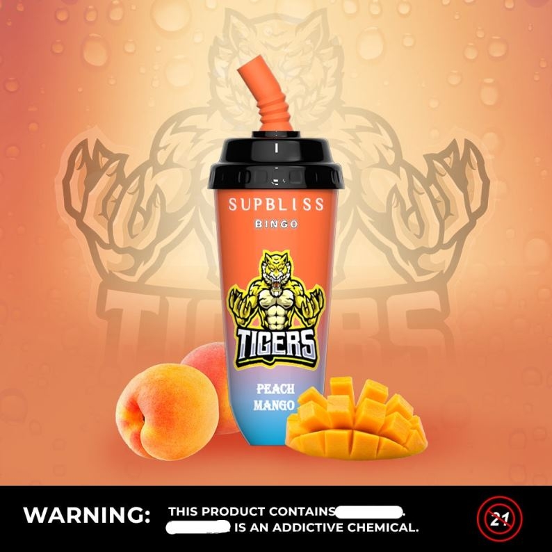Tornado Vape België | RandM Supbliss Bingo 8000 vape pod-apparaat 1 st roze citroen FV0D6260