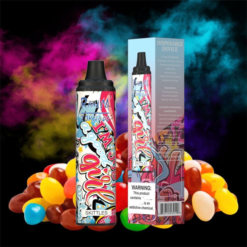 RandM Tornado Prijs | RandM Tornado 6000 luchtstroomregeling vape pod-apparaat 1 st kegelen FV0D6294