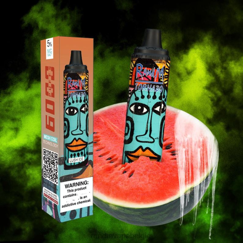 RandM Vape België | RandM Tornado 6000 luchtstroomregeling vape pod-apparaat 1 st gemixte bessen FV0D6291