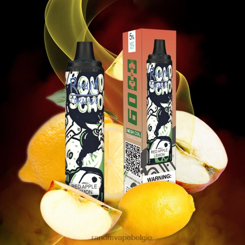 RandM Vape Prijs | RandM Tornado 6000 luchtstroomregeling vape pod-apparaat 1 st aardbei donut FV0D6285