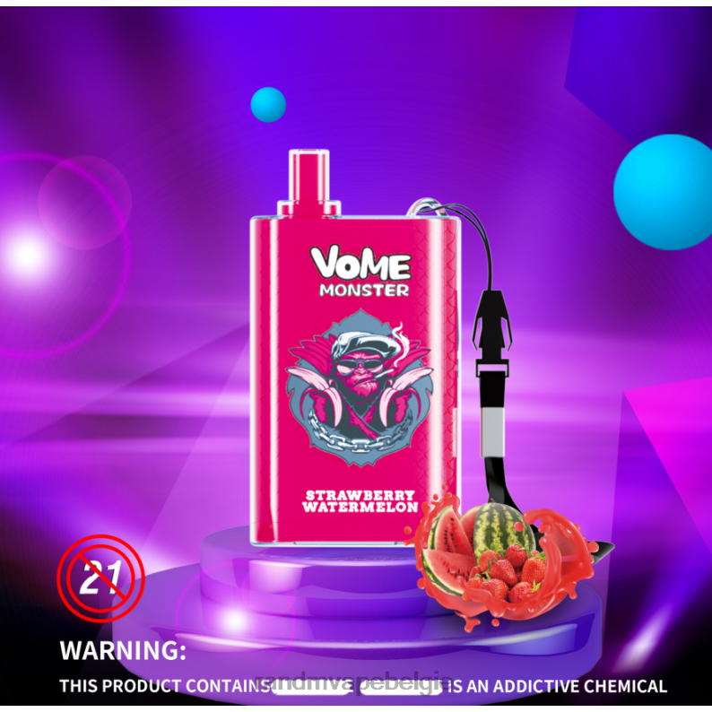 RandM Vapes Bestellen | RandM Vome Monster 10000 luchtstroomregeling vape pod-apparaat 1 st gemixte bessen FV0D6278