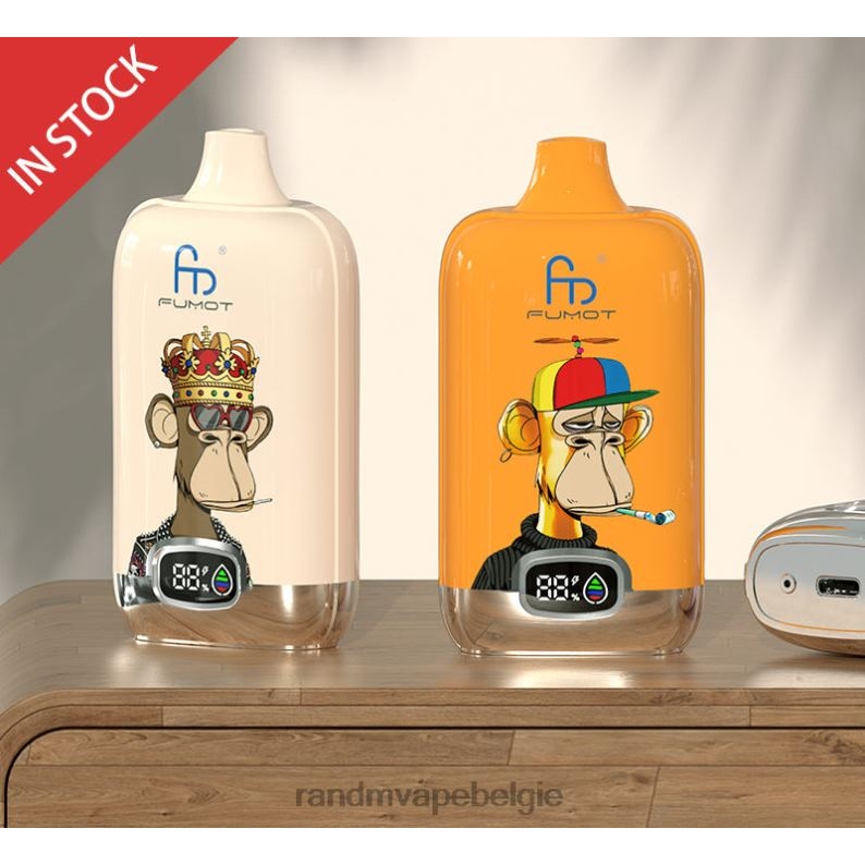 RandM Tornado Belgium | Fumot Original RandM Digital Box 12000 batterij en vloeistofdisplay vape-apparaat gemixte bessen FV0D613
