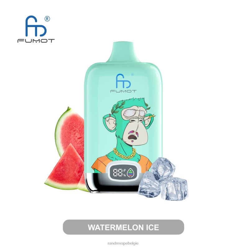 RandM Tornado Belgium | Fumot Original RandM Digital Box 12000 batterij en vloeistofdisplay vape-apparaat gemixte bessen FV0D613