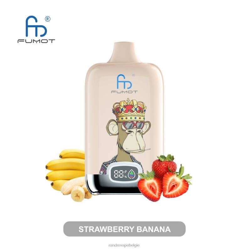 RandM Tornado Belgium | Fumot Original RandM Digital Box 12000 batterij en vloeistofdisplay vape-apparaat gemixte bessen FV0D613