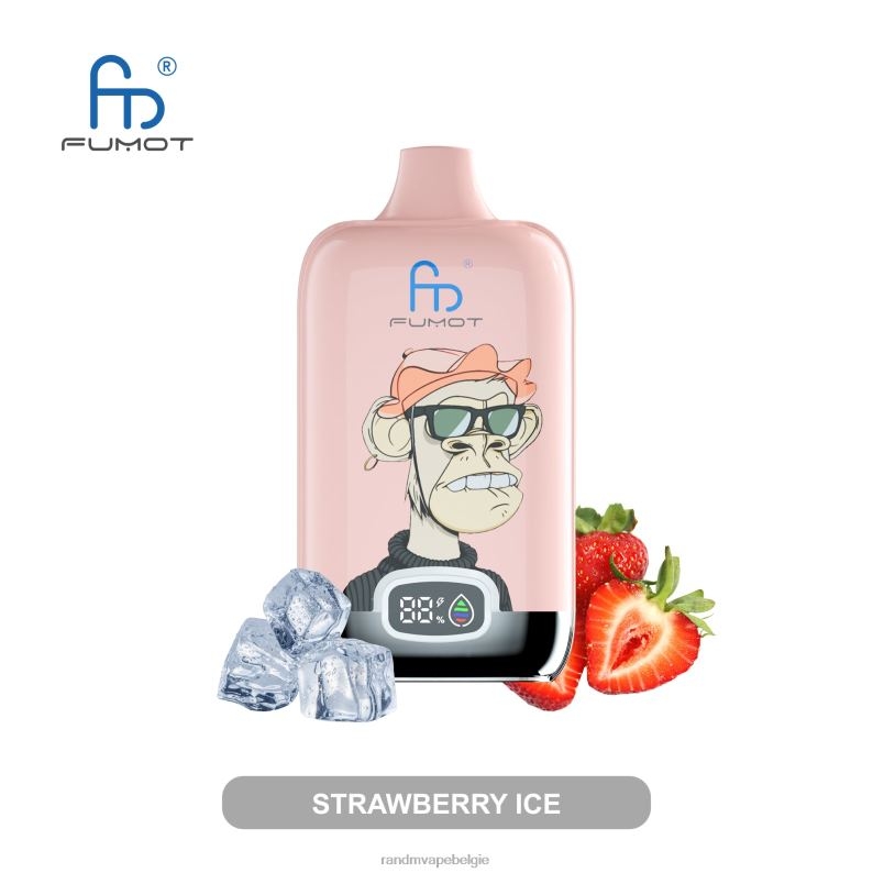 RandM Tornado Belgium | Fumot Original RandM Digital Box 12000 batterij en vloeistofdisplay vape-apparaat gemixte bessen FV0D613