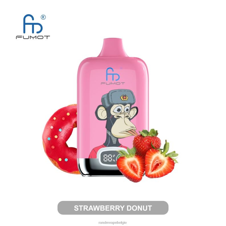 RandM Tornado Belgium | Fumot Original RandM Digital Box 12000 batterij en vloeistofdisplay vape-apparaat gemixte bessen FV0D613