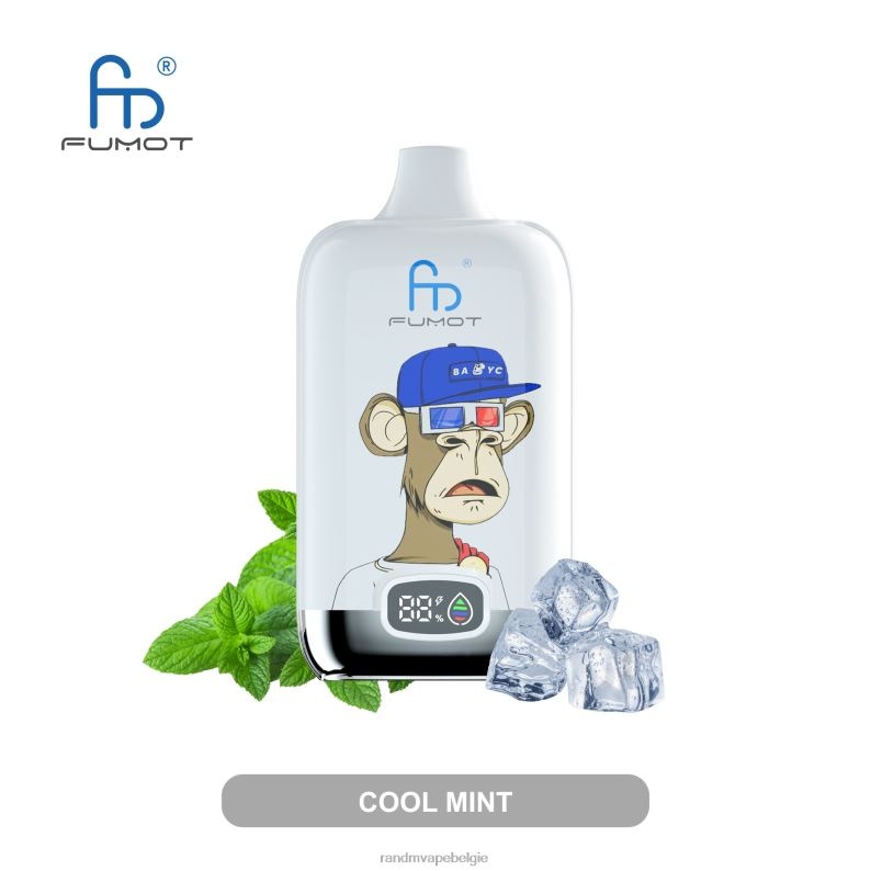 RandM Tornado Belgium | Fumot Original RandM Digital Box 12000 batterij en vloeistofdisplay vape-apparaat gemixte bessen FV0D613