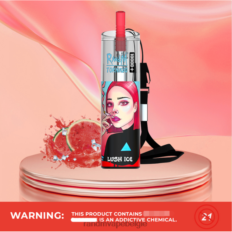 RandM Vape België | RandM Tornado 10000 plus luchtstroomregeling vape-apparaat 1 st aardbei-kiwi FV0D681
