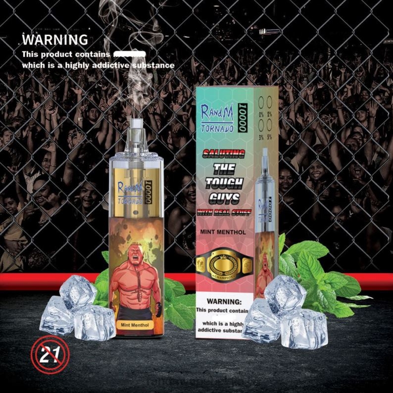 RandM Tornado Bestellen | RandM Tornado 10000 luchtstroomregeling vape-apparaat 1 st mango-passievrucht FV0D6117