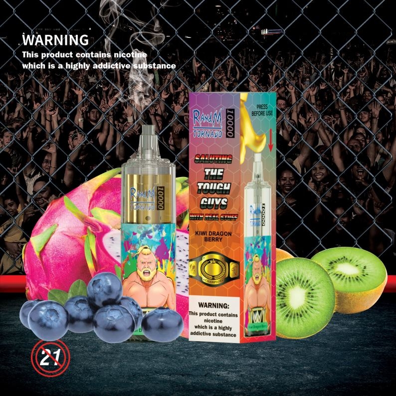 RandM Tornado Bestellen | RandM Tornado 10000 luchtstroomregeling vape-apparaat 1 st mango-passievrucht FV0D6117