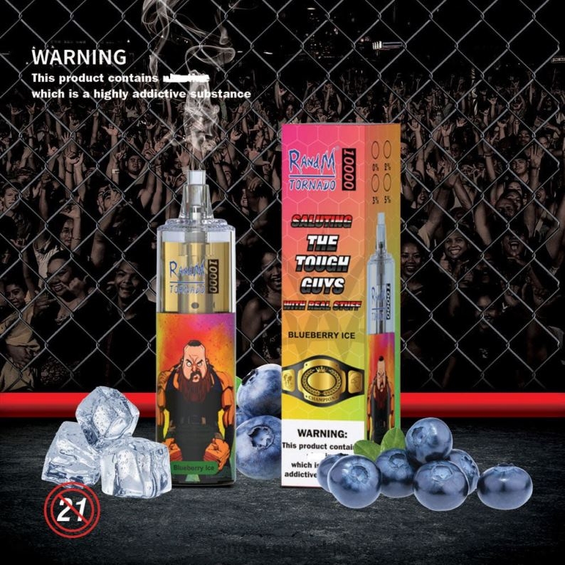 RandM Tornado Bestellen | RandM Tornado 10000 luchtstroomregeling vape-apparaat 1 st mango-passievrucht FV0D6117