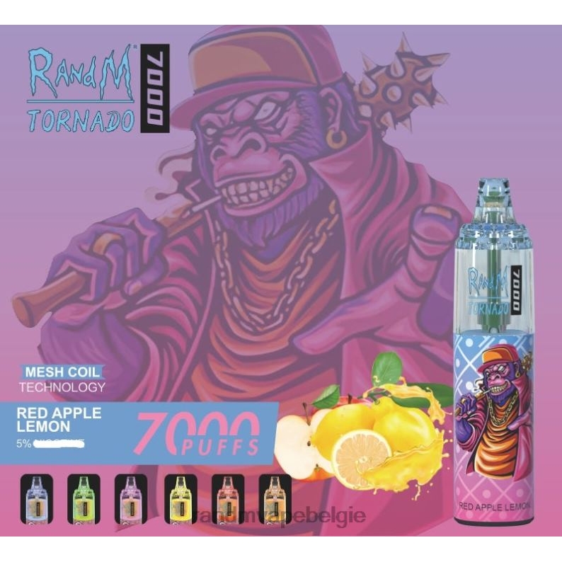 RandM Tornado Bestellen | RandM Tornado 7000 vape-apparaat met luchtstroomregeling 1 st bananen milkshake FV0D6177
