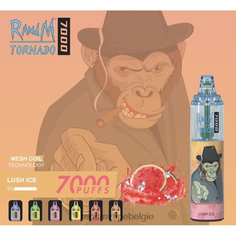 RandM Tornado Bestellen | RandM Tornado 7000 vape-apparaat met luchtstroomregeling 1 st bananen milkshake FV0D6177