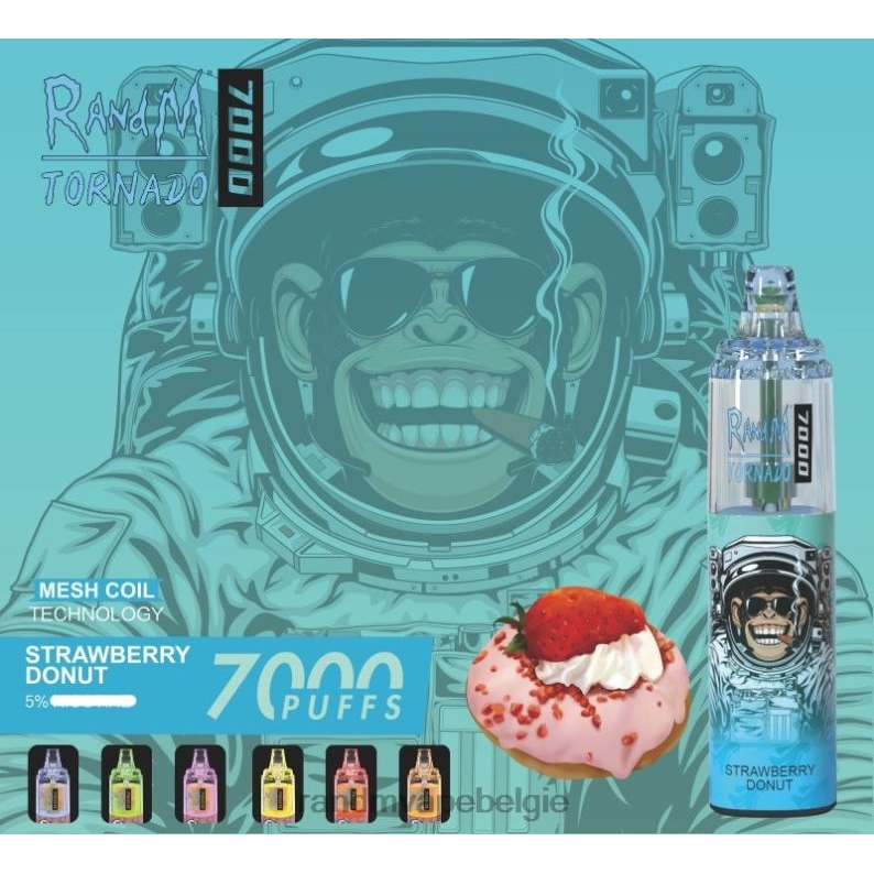 RandM Tornado Bestellen | RandM Tornado 7000 vape-apparaat met luchtstroomregeling 1 st bananen milkshake FV0D6177