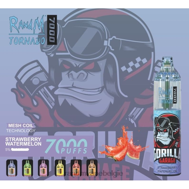 RandM Vape Prijs | RandM Tornado 7000 vape-apparaat met luchtstroomregeling 1 st Pina Colada-rum FV0D6175