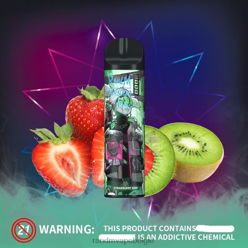 Tornado Vape België | RandM Tornado 8000 vape-apparaat met luchtstroomregeling 1 st zure appel FV0D6240