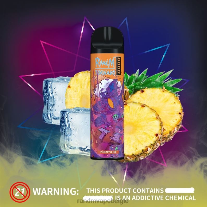 Tornado Vape België | RandM Tornado 8000 vape-apparaat met luchtstroomregeling 1 st zure appel FV0D6240