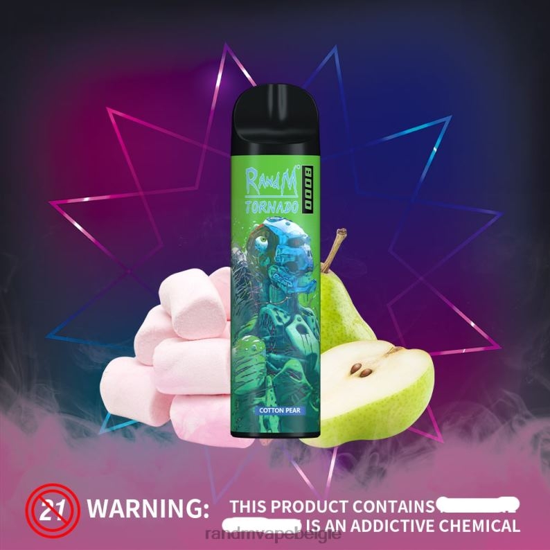 Tornado Vape België | RandM Tornado 8000 vape-apparaat met luchtstroomregeling 1 st zure appel FV0D6240