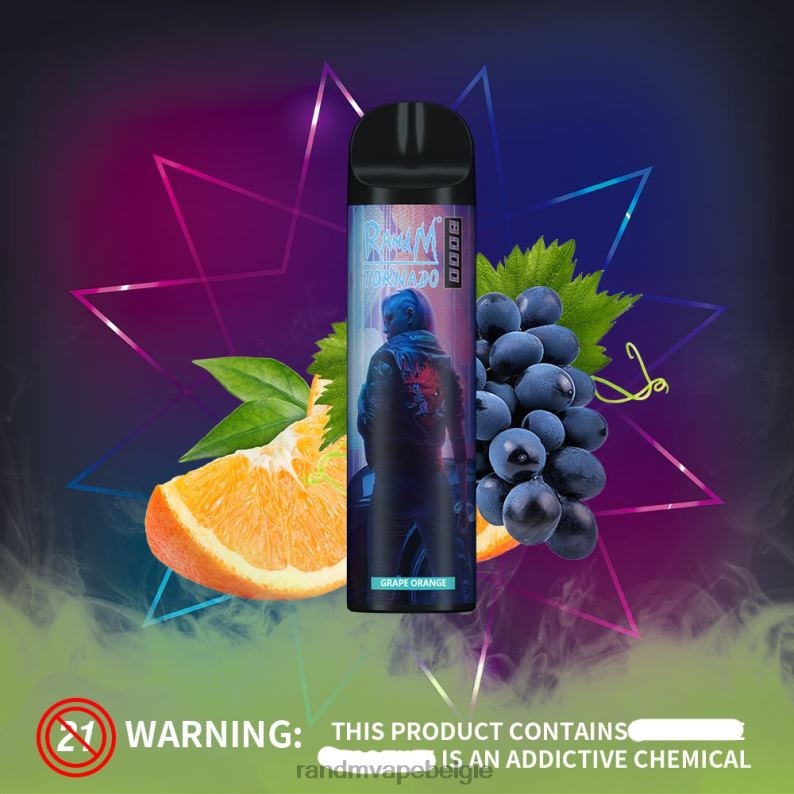 Tornado Vape België | RandM Tornado 8000 vape-apparaat met luchtstroomregeling 1 st zure appel FV0D6240