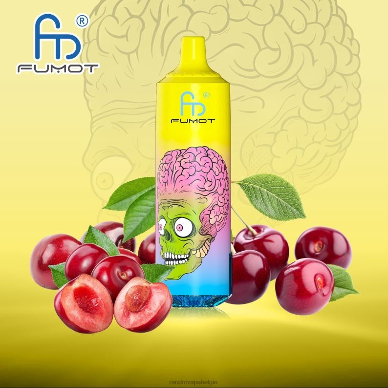 RandM Tornado Bestellen | Fumot RandM Tornado 9000 pro vape-apparaat met batterij en ejuice-display versie 1 kers FV0D6187