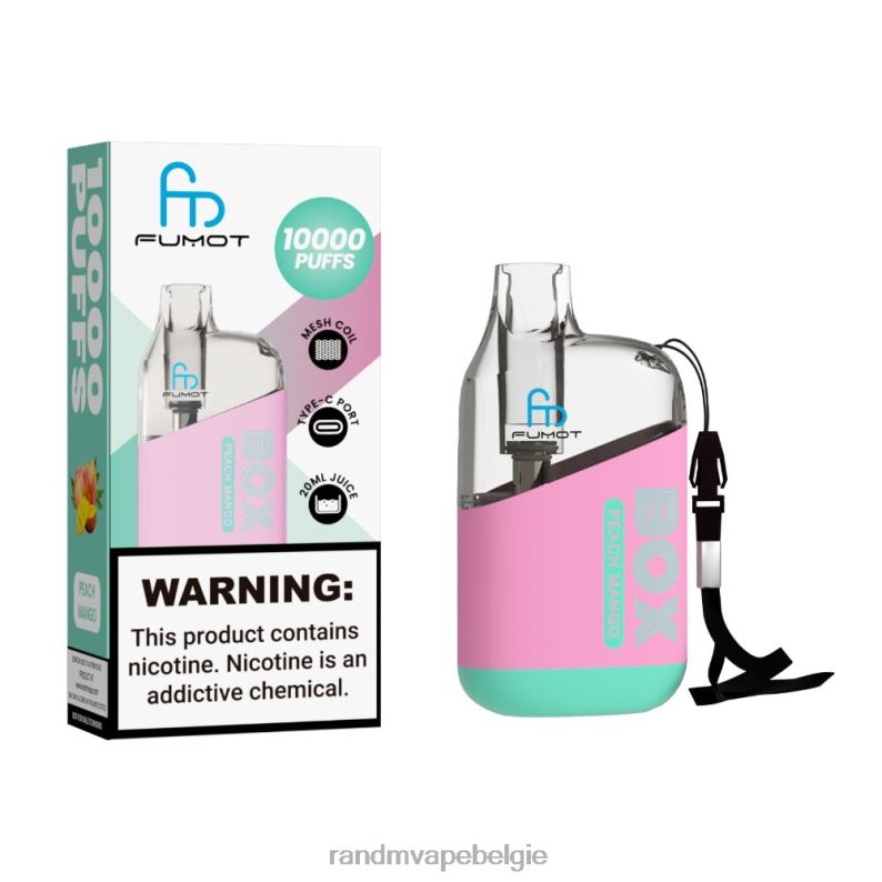 Tornado Vape België | Fumot Original RandM Tornado Box 10000 luchtstroomregeling vape-apparaat 1 st cola-ijs FV0D6100