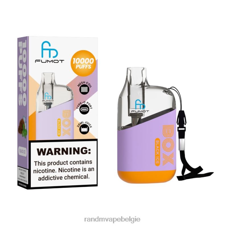 Tornado Vape België | Fumot Original RandM Tornado Box 10000 luchtstroomregeling vape-apparaat 1 st cola-ijs FV0D6100