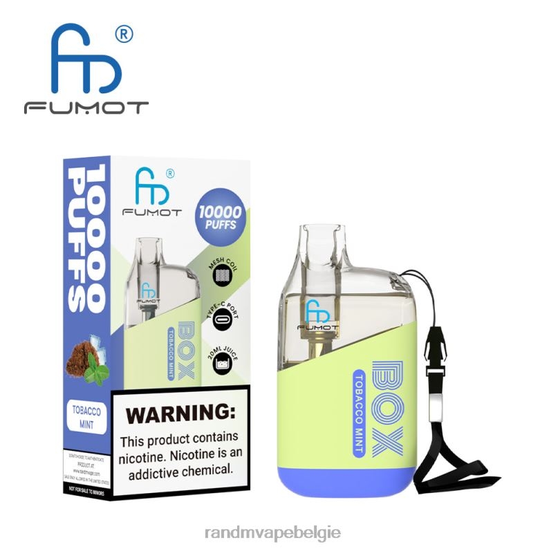 Tornado Vape België | Fumot Original RandM Tornado Box 10000 luchtstroomregeling vape-apparaat 1 st perzik-mango FV0D690